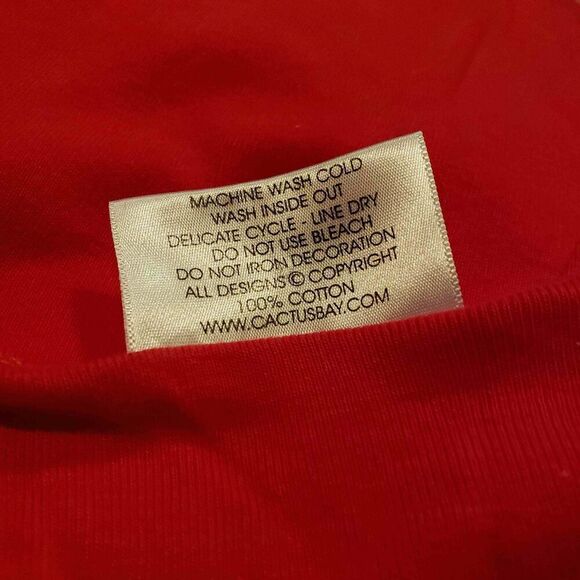 Cactus Bay Women's 3/4 Sleeve Christmas Tee - Picture 5 of 5